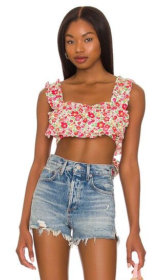 Auden Crop Top in Red | Revolve Clothing (Global)