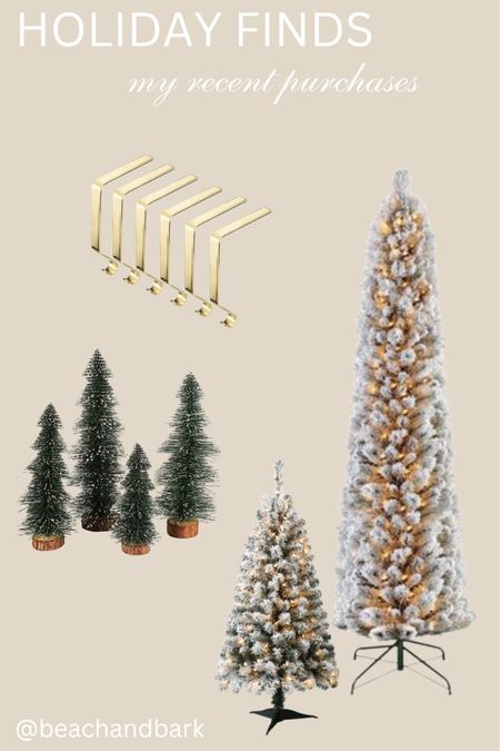 My recent Christmas holiday finds! If shopping in Canada search the product name on the Canadian site! 
Shop below!
#ad #ads #christmasdecor #walmart #amazon #flockedtree #minitrees #stockingholders #gold 

#LTKunder100 #LTKHoliday #LTKstyletip