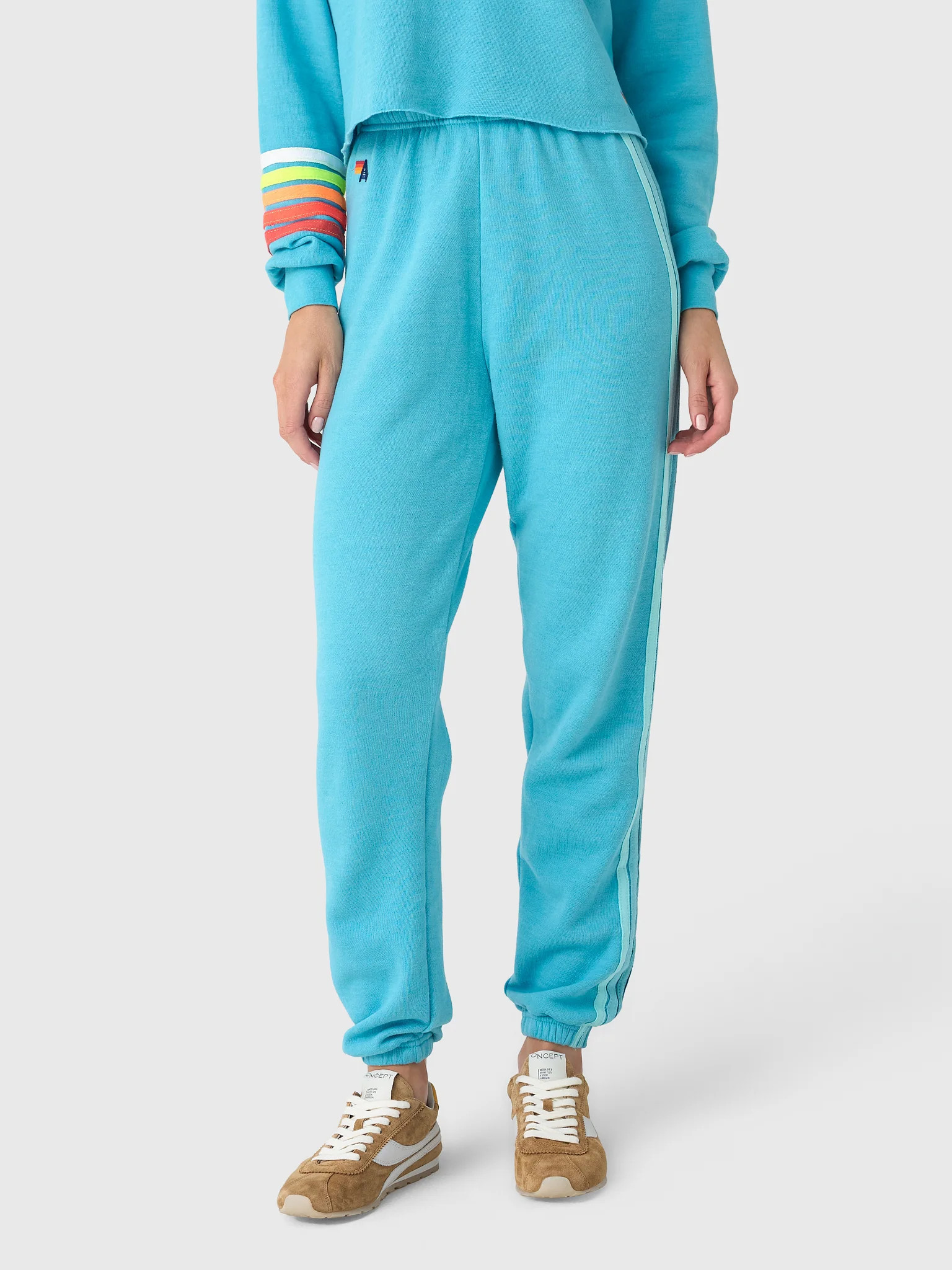 Aviator Nation Women's 5 Stripe Sweatpant | Saint Bernard