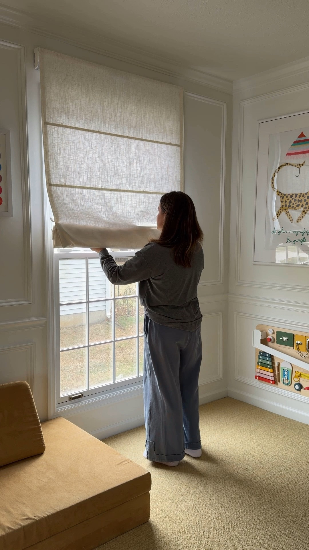 My favorite Roman shades in the girls playroom!

These  are the Liz linen Roman shade in Ivory White.  Cordless and outside mount. 

Curtains, Roman shades, cordless shades, linen curtains, linen Roman shades, neutral curtains, neutral Roman shades, window treatments, classic home decor, timeless home decor, transitional home decor, kids playroom 

#LTKHome #LTKKids