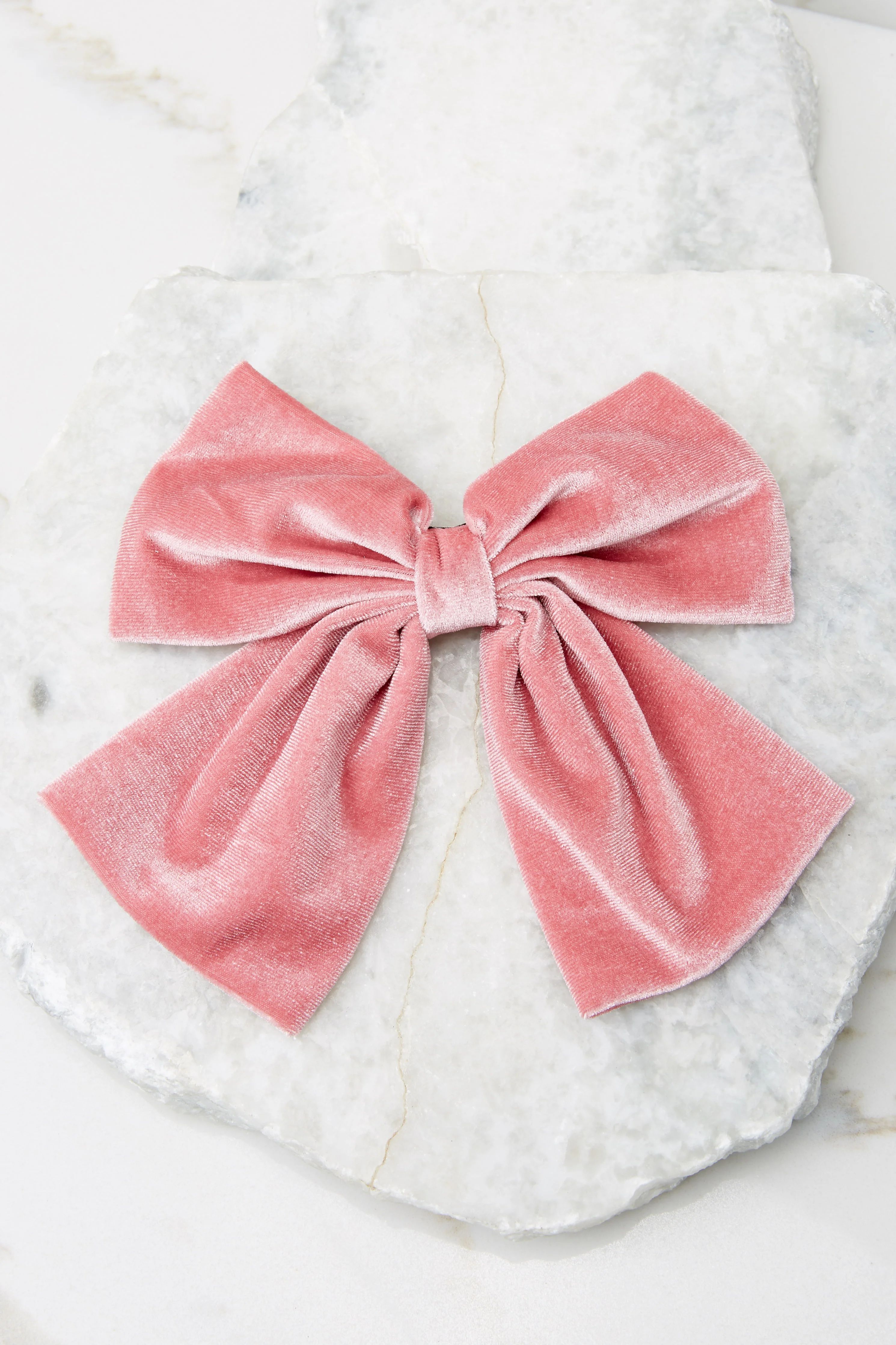 Perfectly Darling Pink Bow | Red Dress 