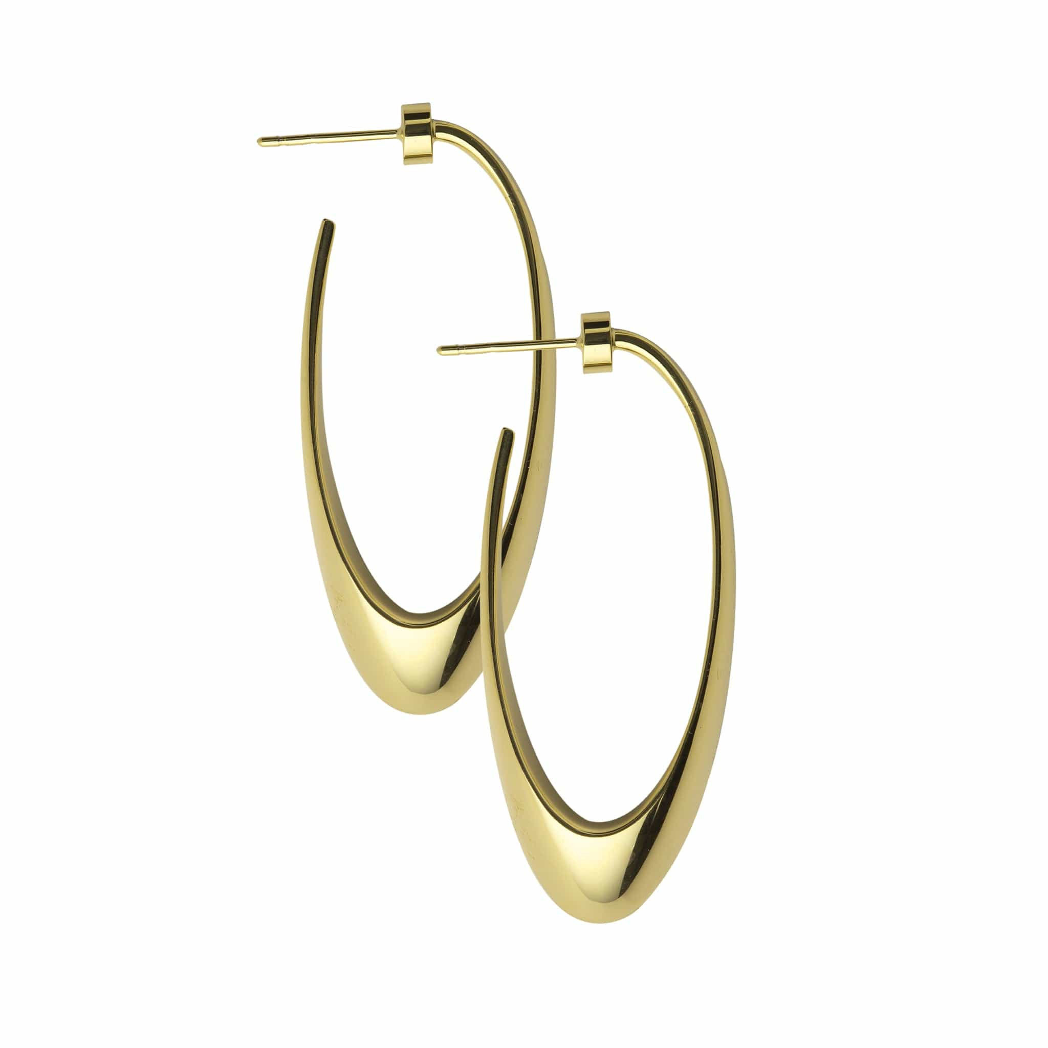 Liliana 2.5" Hoops | Jennifer Zeuner Jewelry