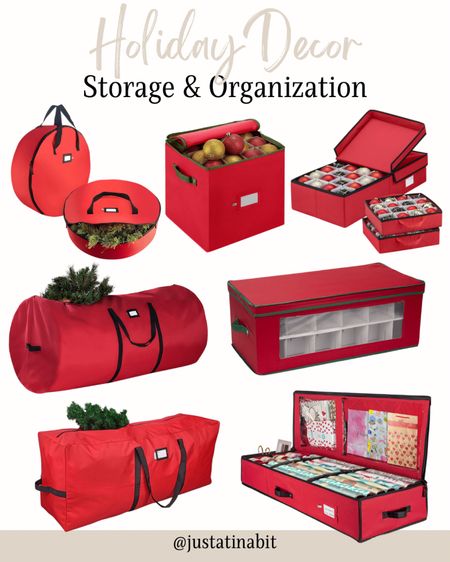 Holiday Decor Storage and Organization - Christmas organization - Christmas storage 

#LTKHoliday #LTKhome