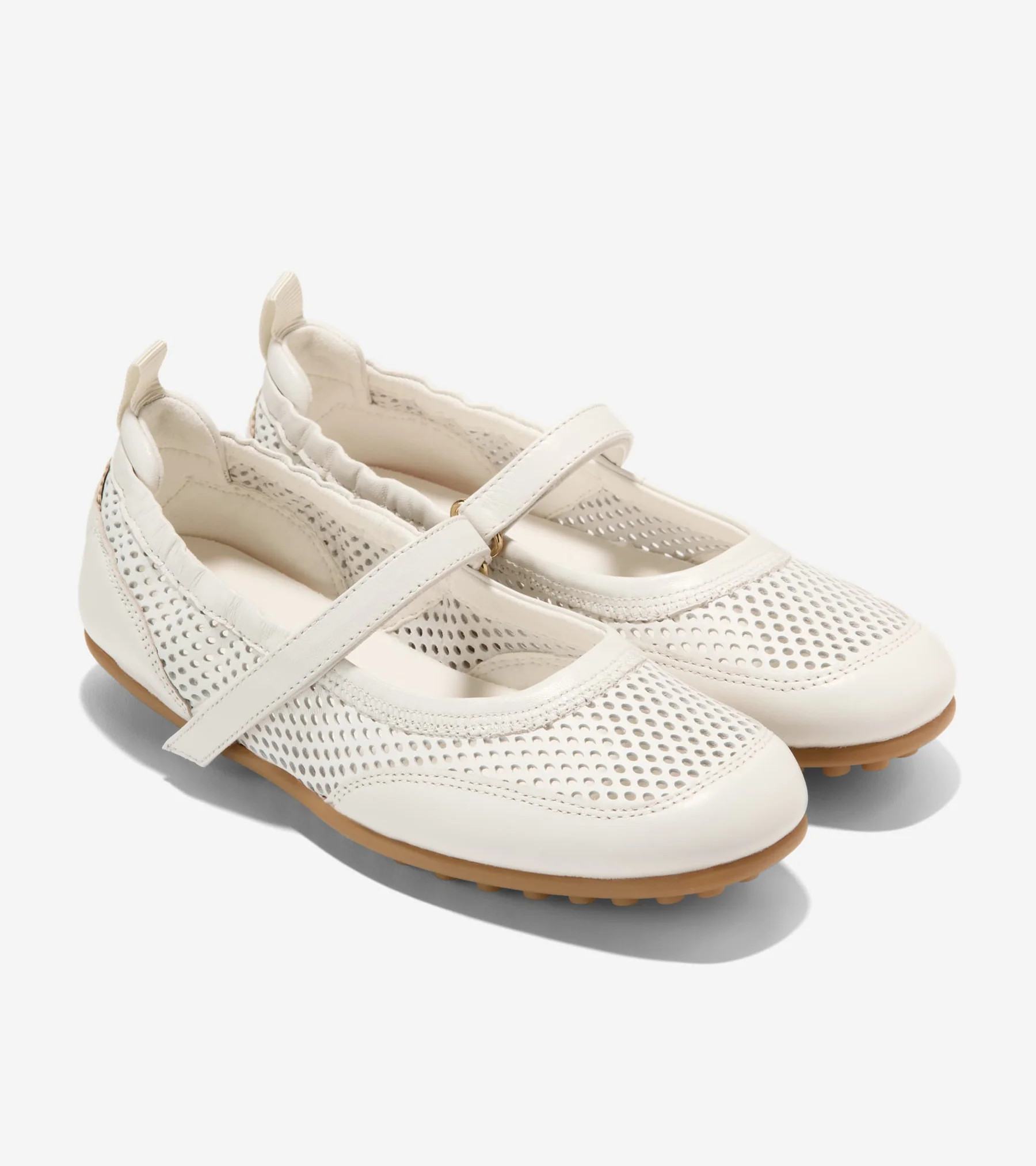 Women's GrandPrø Travina Mary Jane Ballet Flats in Beige | Cole Haan | Cole Haan (US)