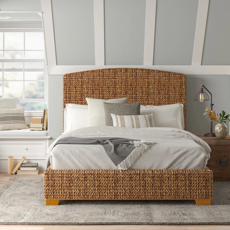 Arleen Rattan Bed | Wayfair North America
