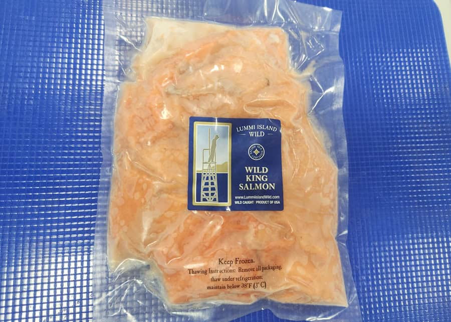 1 Pound Of Salmon | Fresh Boneless King Salmon | Lummi Island Wild | Lummi Island Wild
