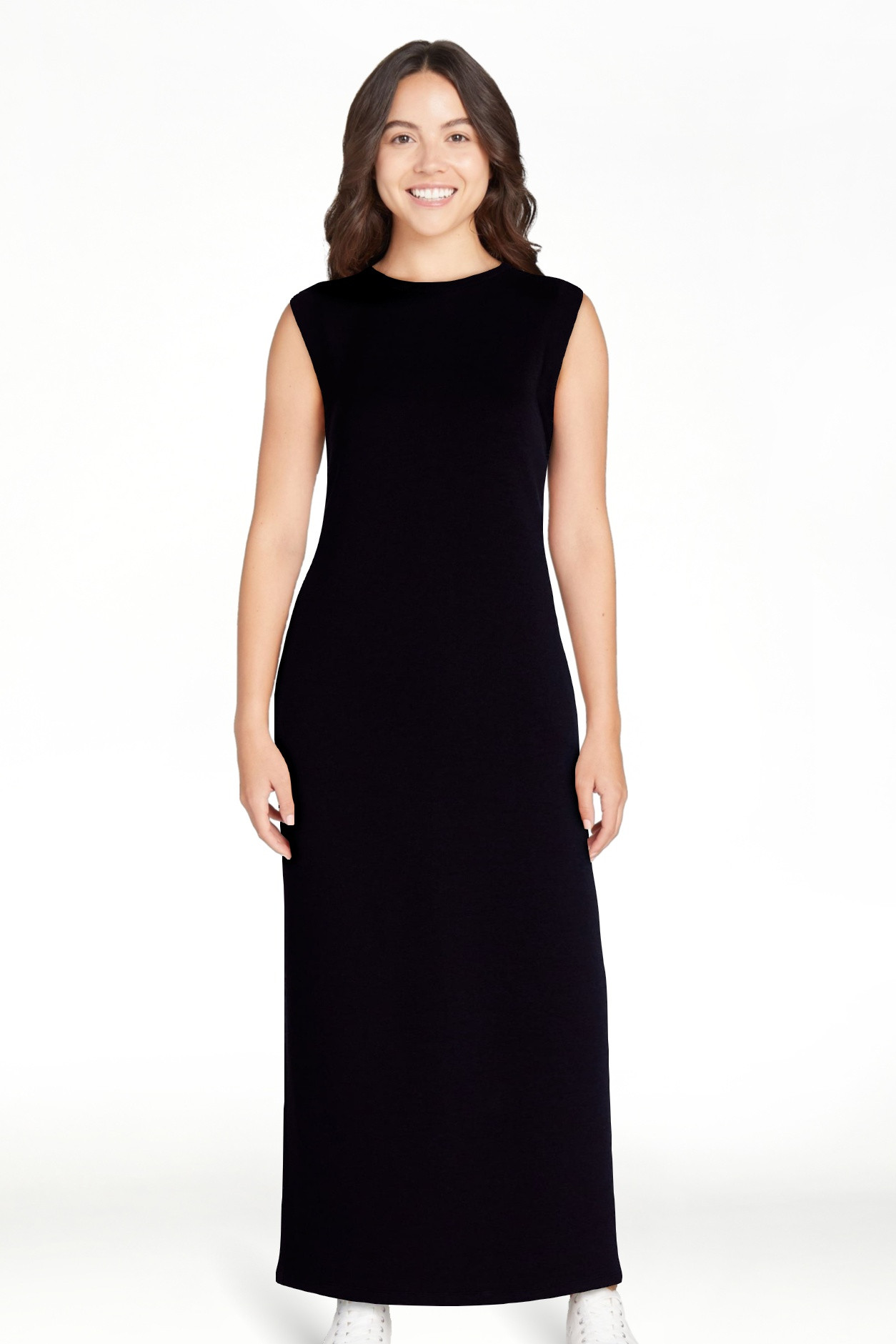 Scoop Women's and Women's Plus Scubaknit Sleeveless Maxi Dress, Sizes XS-4X | Walmart (US)