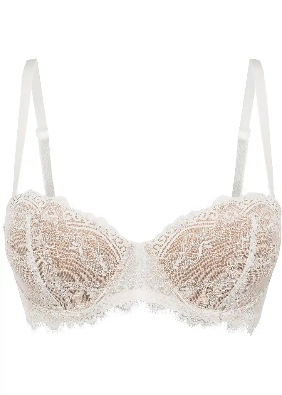 Balconette-BH aus zarter Spitze mit abnehmbaren Trägern | bonprix | Bonprix DE