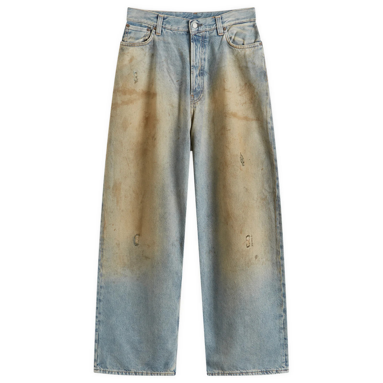 Acne Studios Women's Loose Fit Jeans in Mid Blue, Size XX-Small | END. Clothing