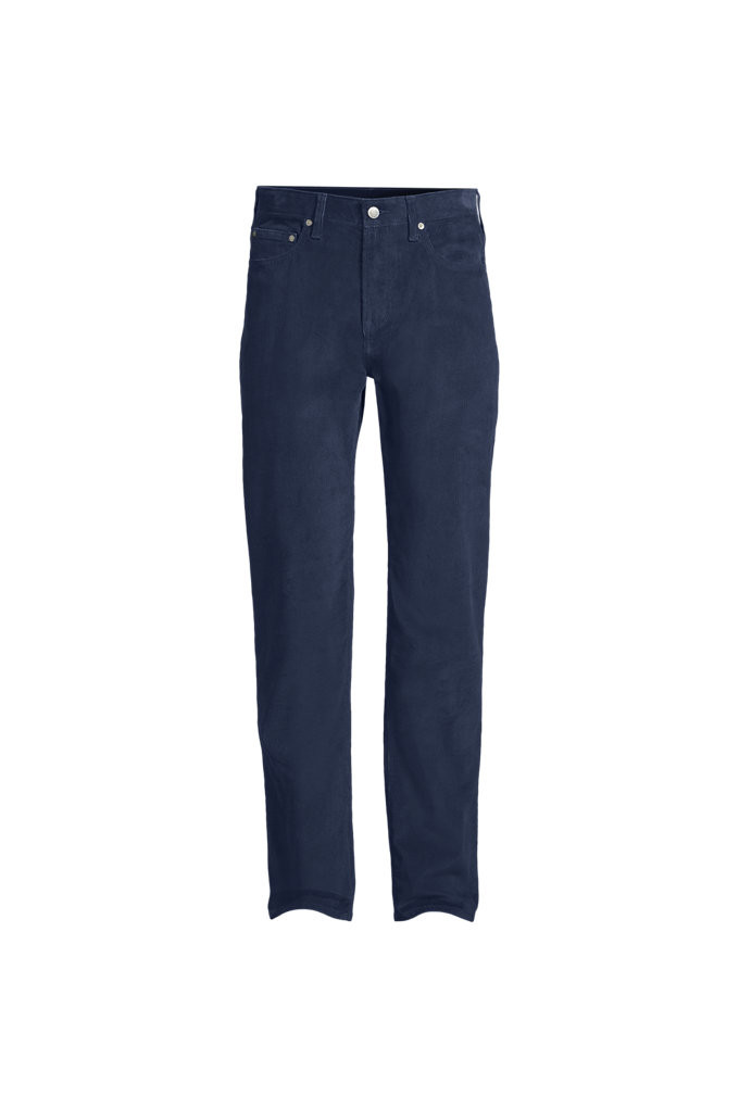 Men's Corduroy Comfort Waist Classic Fit 5 Pocket Pant - Lands' End - Blue - 37 32 | Lands' End (US)