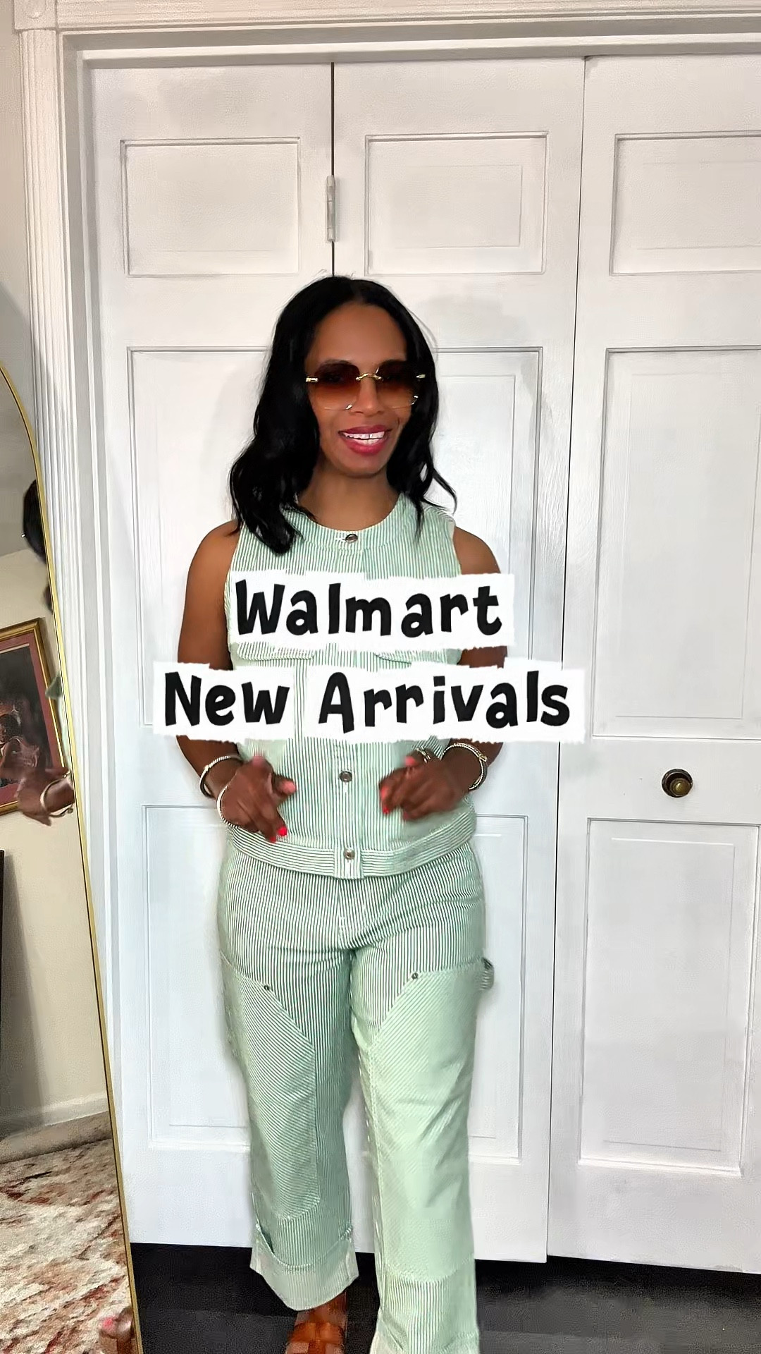 I found our new favorite Walmart two piece pants set. The top is a button down vest and the bottoms are cuffed cropped jeans. It’s available in two colors.

#LTKvlog #LTKOver40 #LTKootd