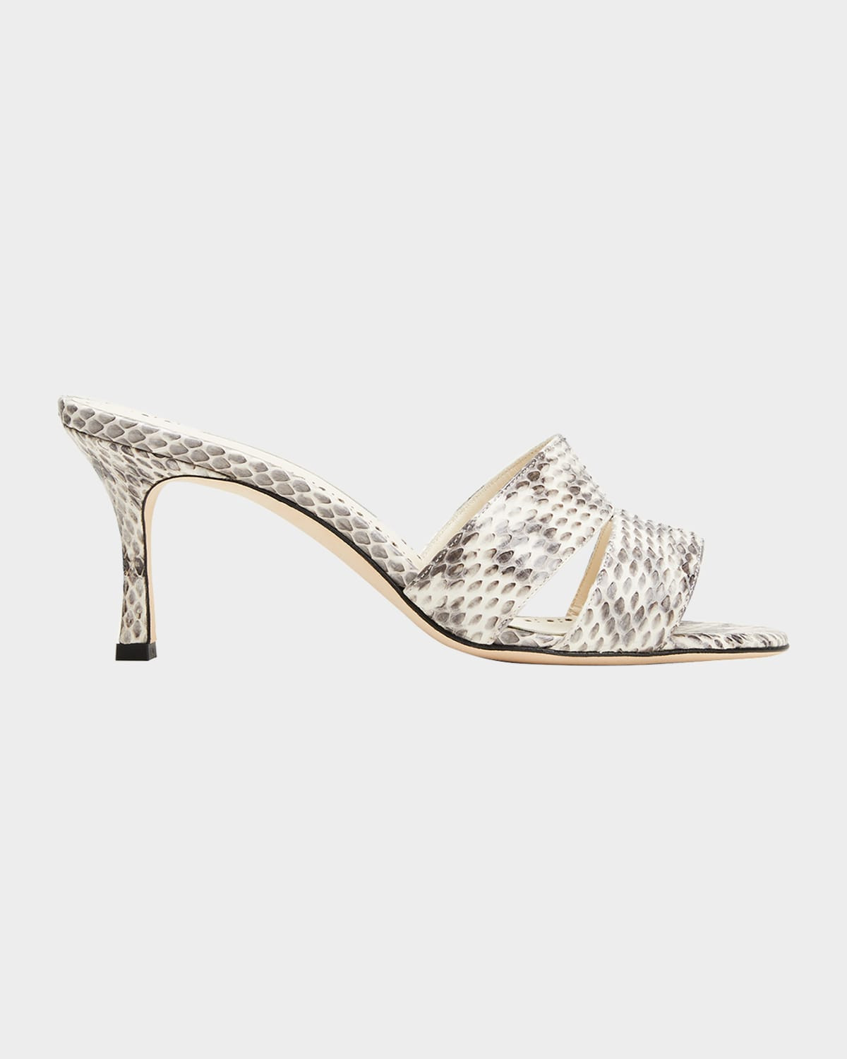 Iacopo Snakeskin Mule Sandals | Neiman Marcus