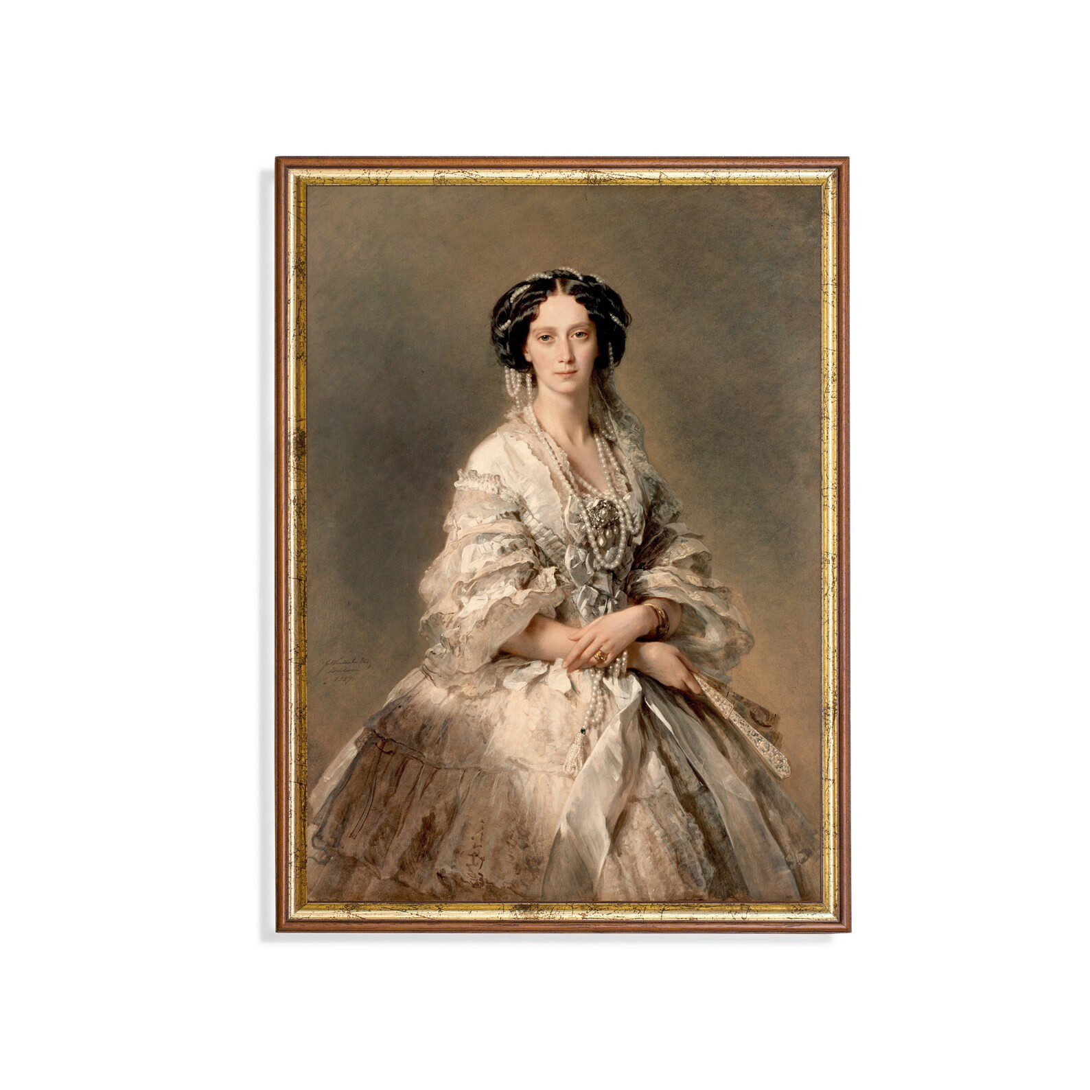 Printed and Shipped  Vintage Portrait Painting  Antique - Etsy | Etsy (US)