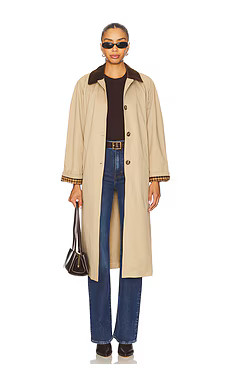 HEARTLOOM Beatriz Trench Coat in Khaki from Revolve.com | Revolve Clothing (Global)