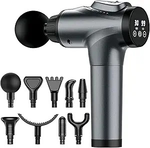 Massage Gun, Muscle Massage Gun for Athletes Handheld Electric Deep Tissue Back Massager, Percuss... | Amazon (US)
