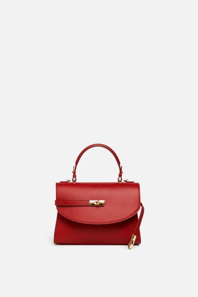 Classic New Yorker Bag in SoHo Red - Gold Hardware | Silver & Riley