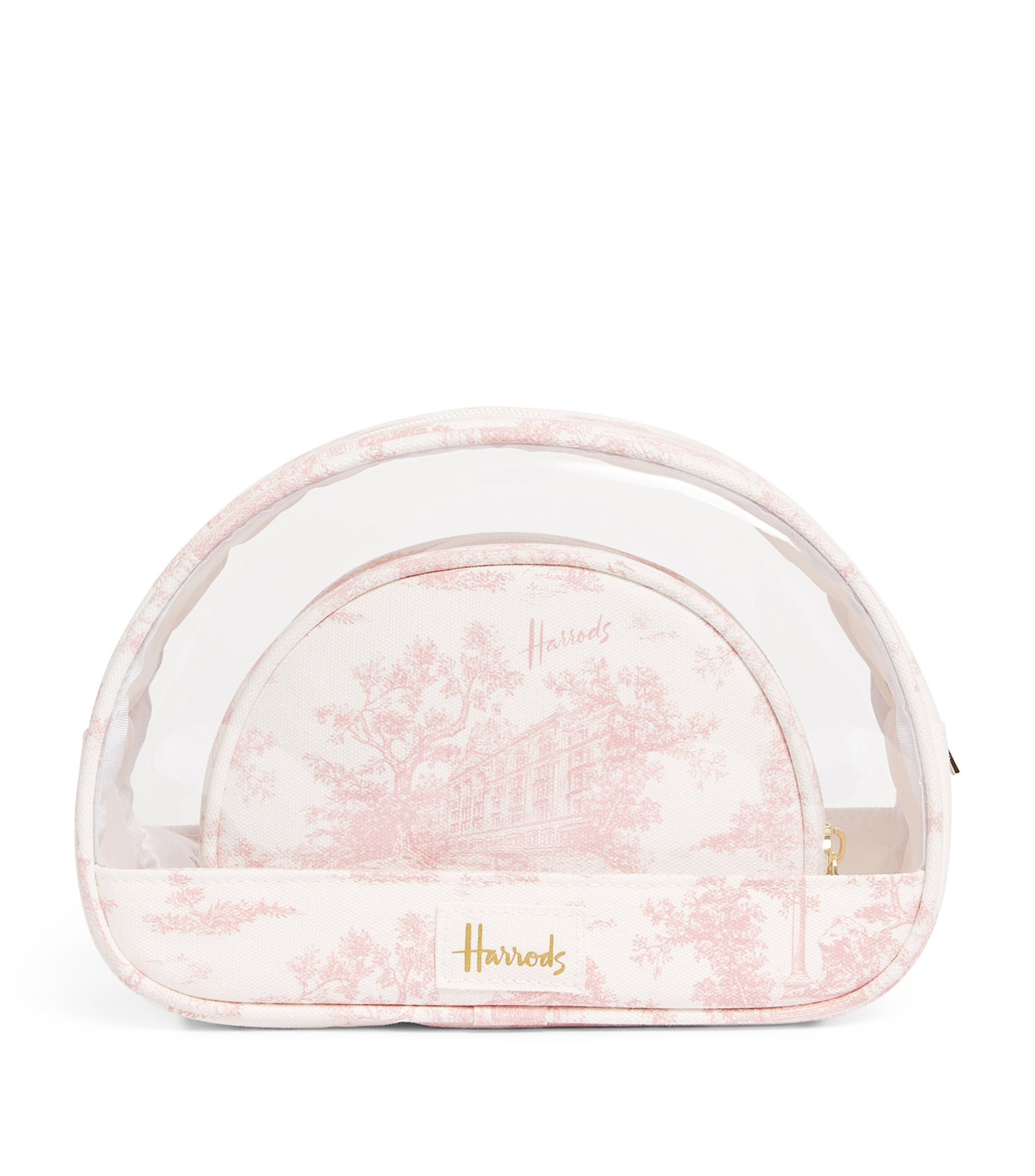 PINK TOILE COSMETIC BAG | Harrods