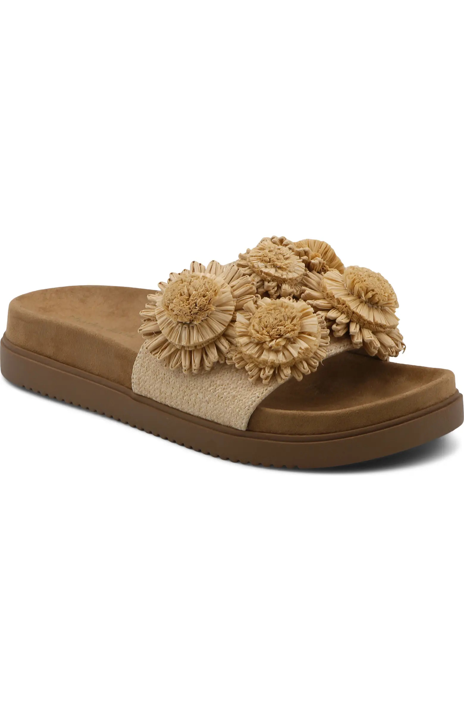 Charles David Palms Platform Slide Sandal (Women) | Nordstrom | Nordstrom