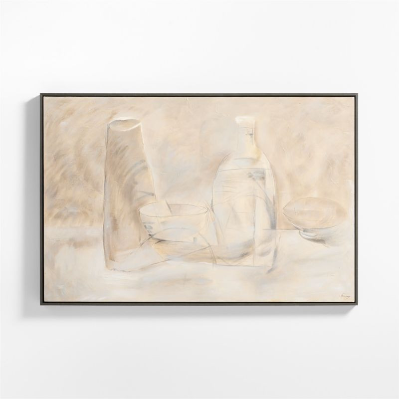 "Elho" by Ksenia Sizaya 40"x60" Framed Wall Art Print | Crate & Barrel | Crate & Barrel