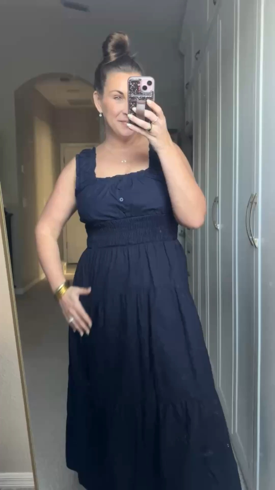 This navy maxi is one of those effortless dresses you’ll reach for all spring & summer!💙 Flattering smocked waist, comfy fit, and easy to dress up or down.

Spring, spring outfit, summer, summer outfit, beach vacation, spring break 

#LTKootd #LTKSeasonal #LTKMidsize