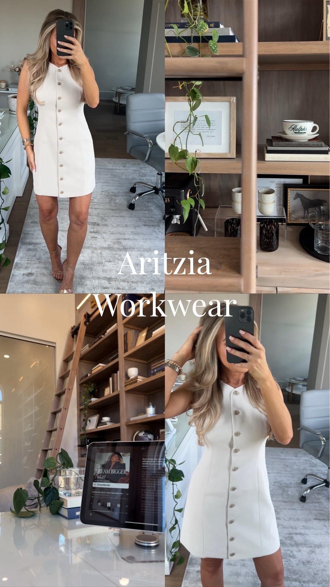 Love this dress so much for work! I’m 5’2” wearing a size 6! It’s so classy and has a slight stretch. 

Worth the money! 🙌🏻 

#businesscasual

#LTKootd #LTKWorkwear