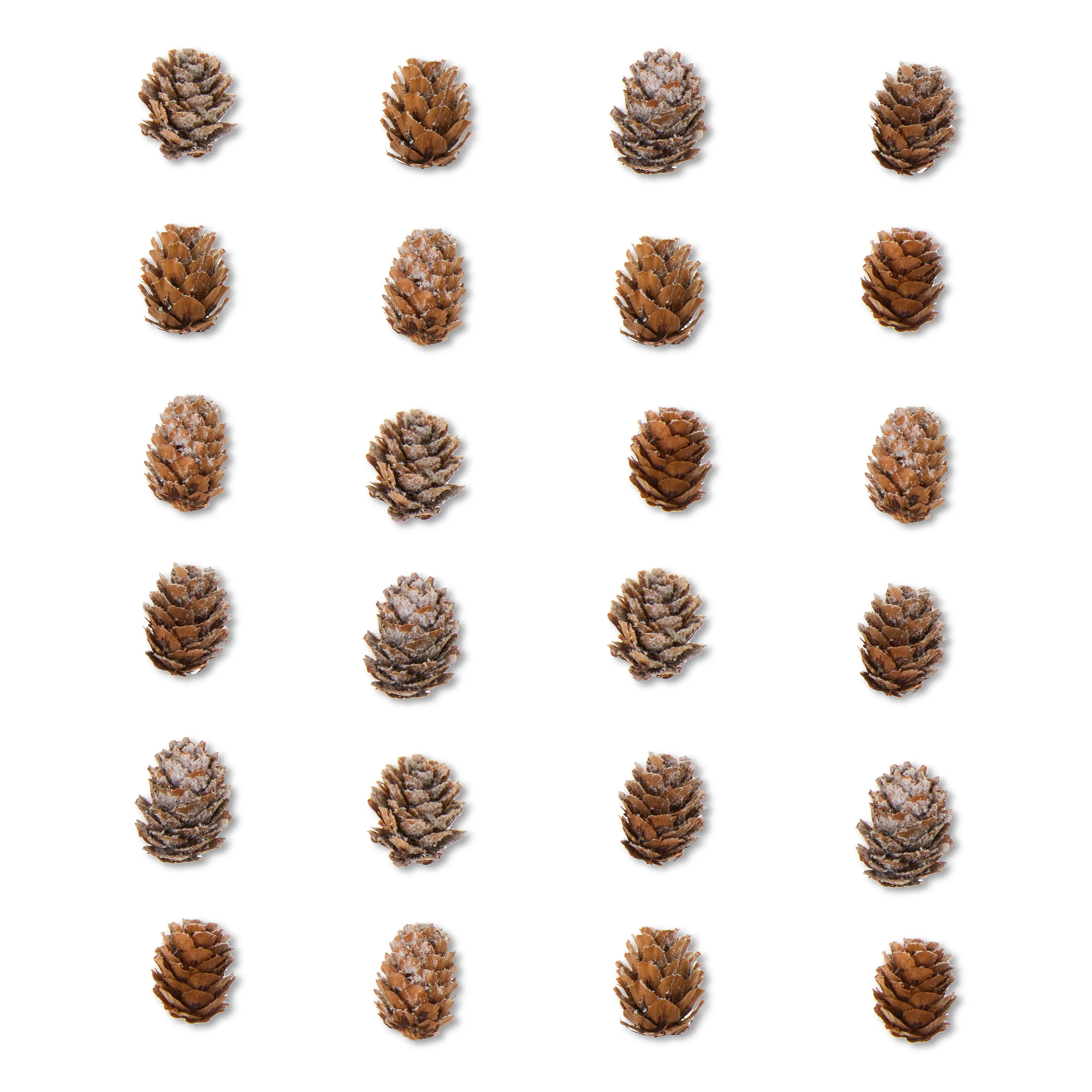 Brown Mini Pinecone Christmas Ornaments, 24 Count, by Holiday Time | Walmart (US)
