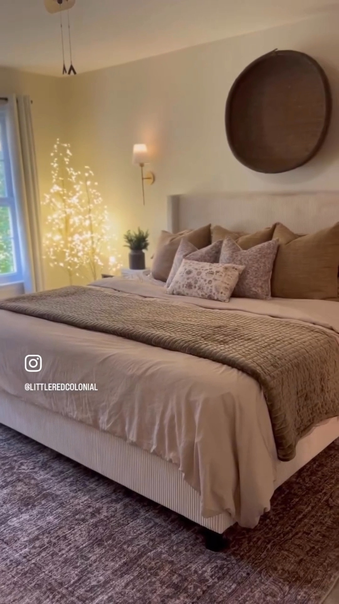Cozy bedroom | winter decor | christmas decor | lighting | fall bedroom | christmas decor | home decor | holiday decor | bedding | wall decor | wall basket | harvest woven basket | area rug 

#LTKSeasonal #LTKHome #LTKHoliday