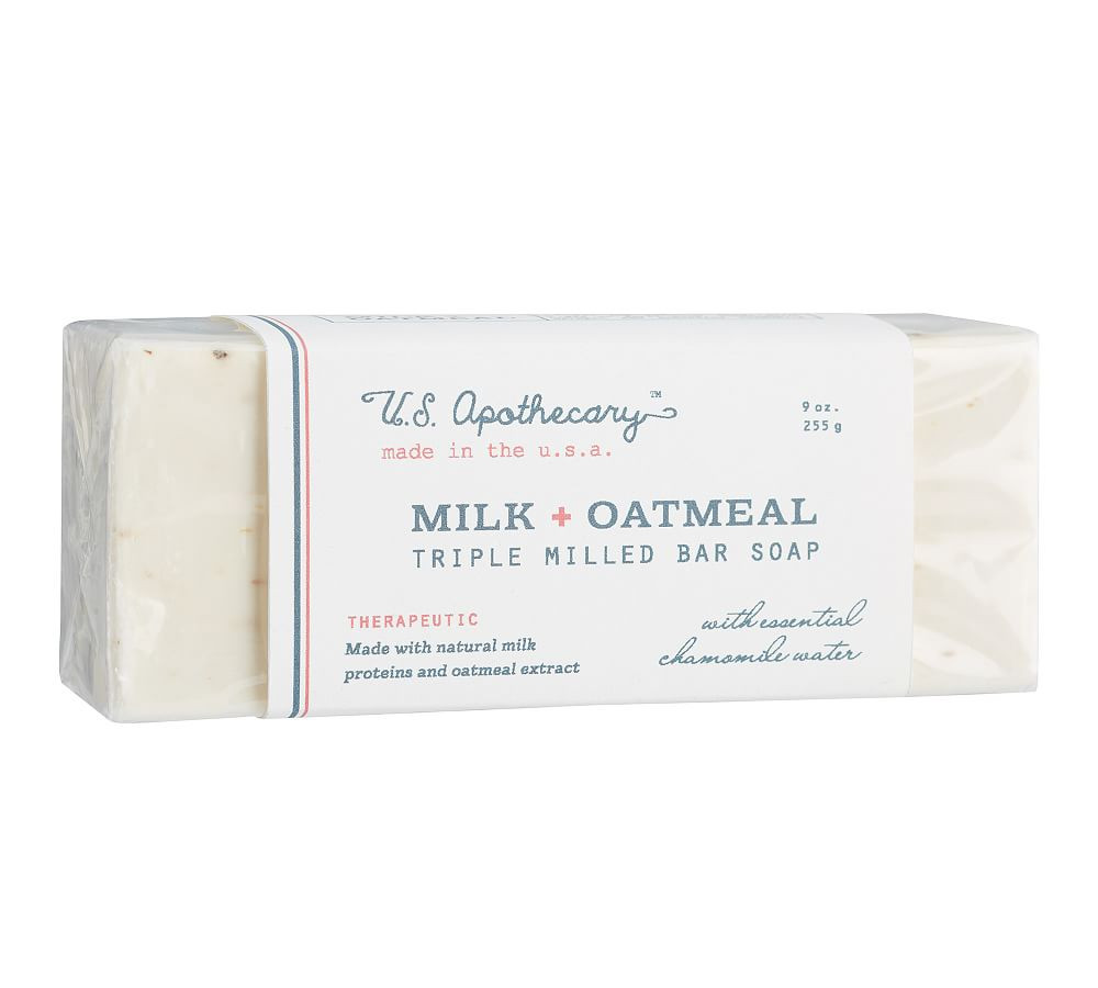 U.S. Apothecary Milk + Oatmeal Bar Soap | Pottery Barn (US)