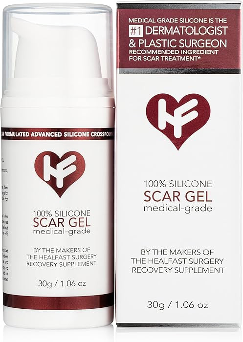 Physician Formulated Silicone Scar Gel Semi-Solid Sheeting - Advanced Crosspolymer Medical Grade ... | Amazon (US)