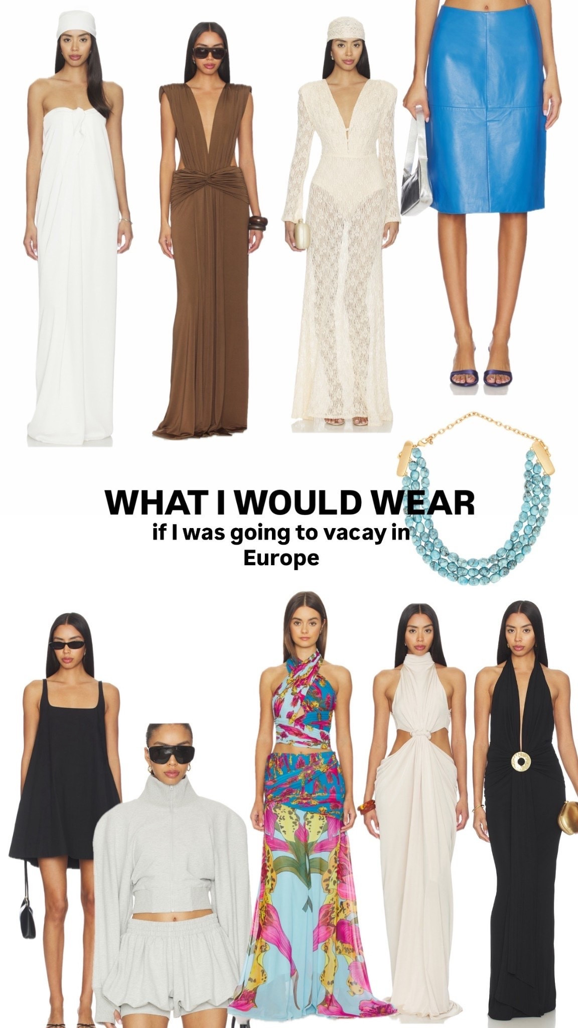 What I would wear if I was going to vacation in Europe this summer

#LTKTravel #LTKSeasonal #LTKWedding