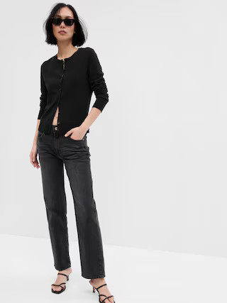 Crewneck Cardigan | Gap Factory