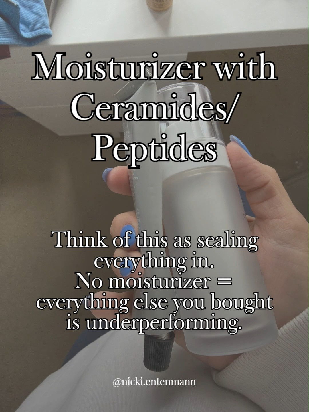 Moisturizer with ceramides and peptides is your routine’s finishing touch. It seals everything in so serums and actives finally get to shine! ✨💧🌸
#moisturizer #ceramides #peptides #skincare #hydrationskin #barrierrepair #matureskin #glowyskin #radiantskin #beautyroutine 

 #LTKBeauty