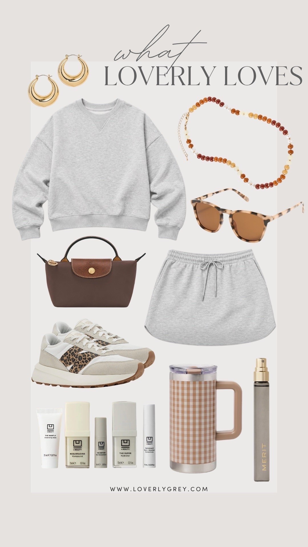 Some of my favorite must haves are good lounge wear and a beauty routine! These are some of my go tos! 

Loverly grey, u beauty set, grey lounge set, neutral accessories, loungewear

#LTKSeasonal