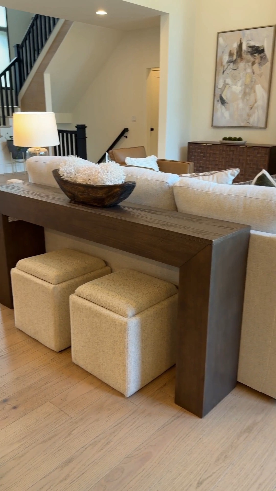 This designer combo instantly made this living room feel custom. 🤍

sofa table, neutral decor, luxury home, modern organic, living room inspiration, transitional

#LTKHome #LTKSaleAlert
