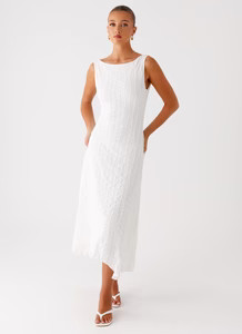 Sharni Midi Dress - Ivory | Peppermayo (Global)