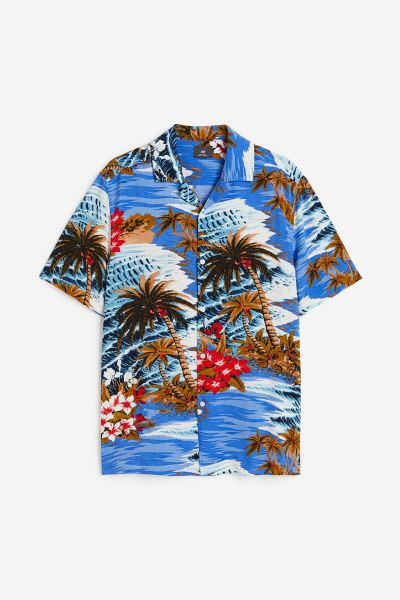 Relaxed Fit Patterned Resort Shirt | H&M (US + CA)