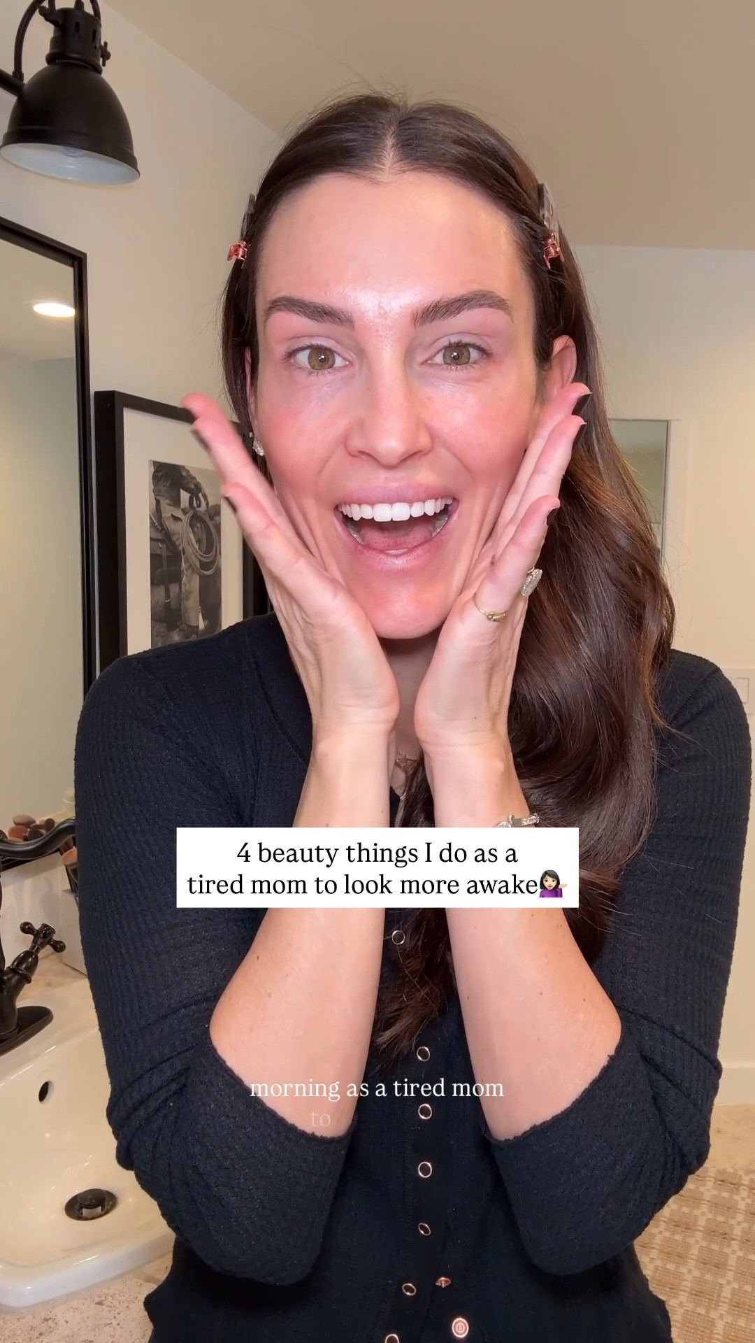 Sharing 4 beauty things I do as a tired mom to look more awake💁🏻‍♀️ All of these are SO easy and pretty magical to help me feel presentable for the day💫😂
1. Gua Sha - de-puffs & lifts the face
2. Under eye corrector - brightens (color: magic) 
3. Clear brow gel - lifts the brows
4. Warm lash curler - opens the eyes 

Skincare
Low tox living
Clean 

#LTKmomlife #LTKgrwm #LTKBeauty