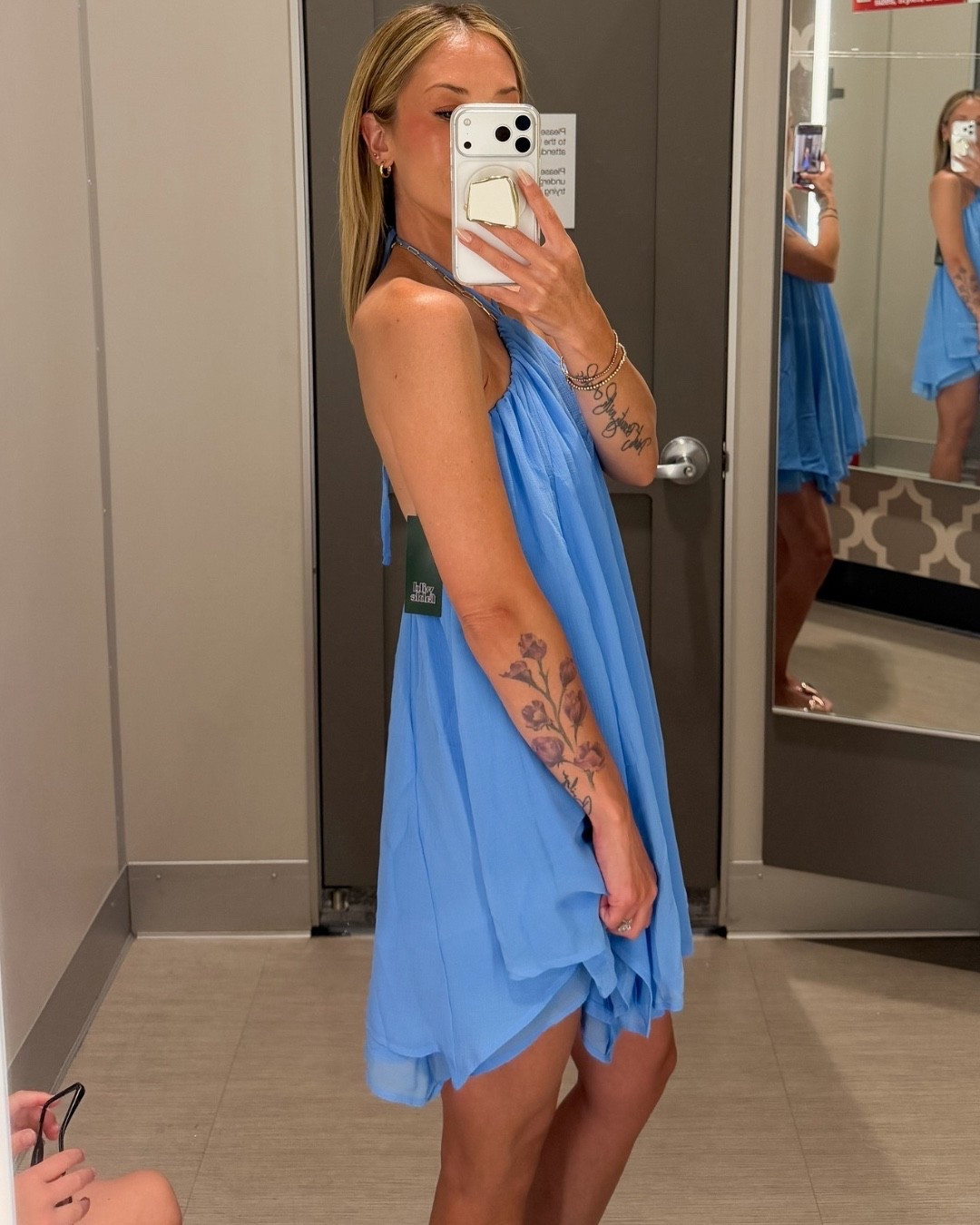 size down in this dress 🦋

#LTKootd #LTKSaleAlert #LTKgrwm