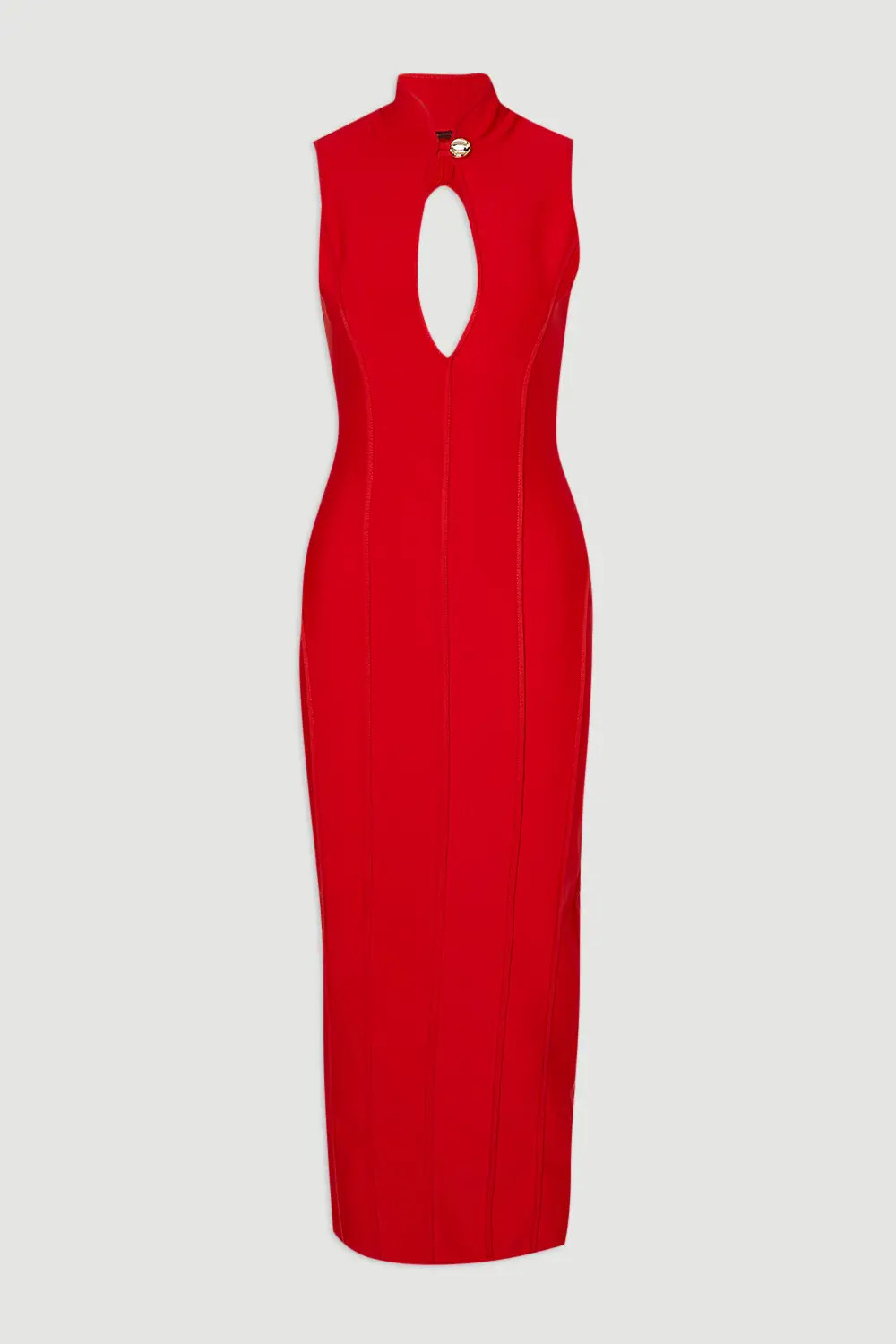 Dresses | Figure Form Bandage Sleeveless Pencil Knit Maxi Dress | KarenMillen | Debenhams UK