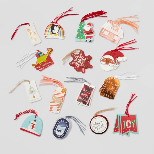 70ct Deluxe Assorted Gift Tag Kit - Wondershop™ | Target