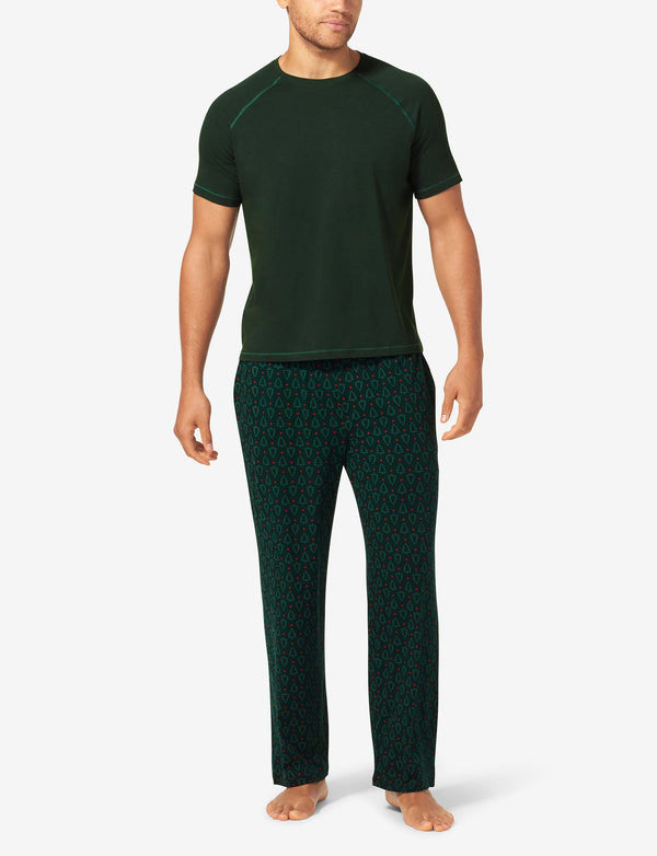 Essential Short Sleeve Tee and Pant Pajama Set | Tommy John