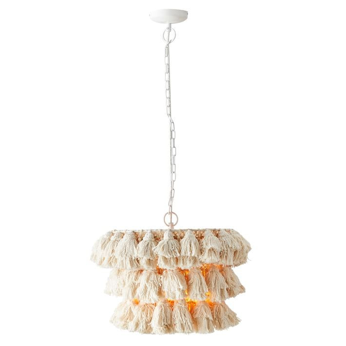 Tassel Pendant, Natural | Pottery Barn Teen