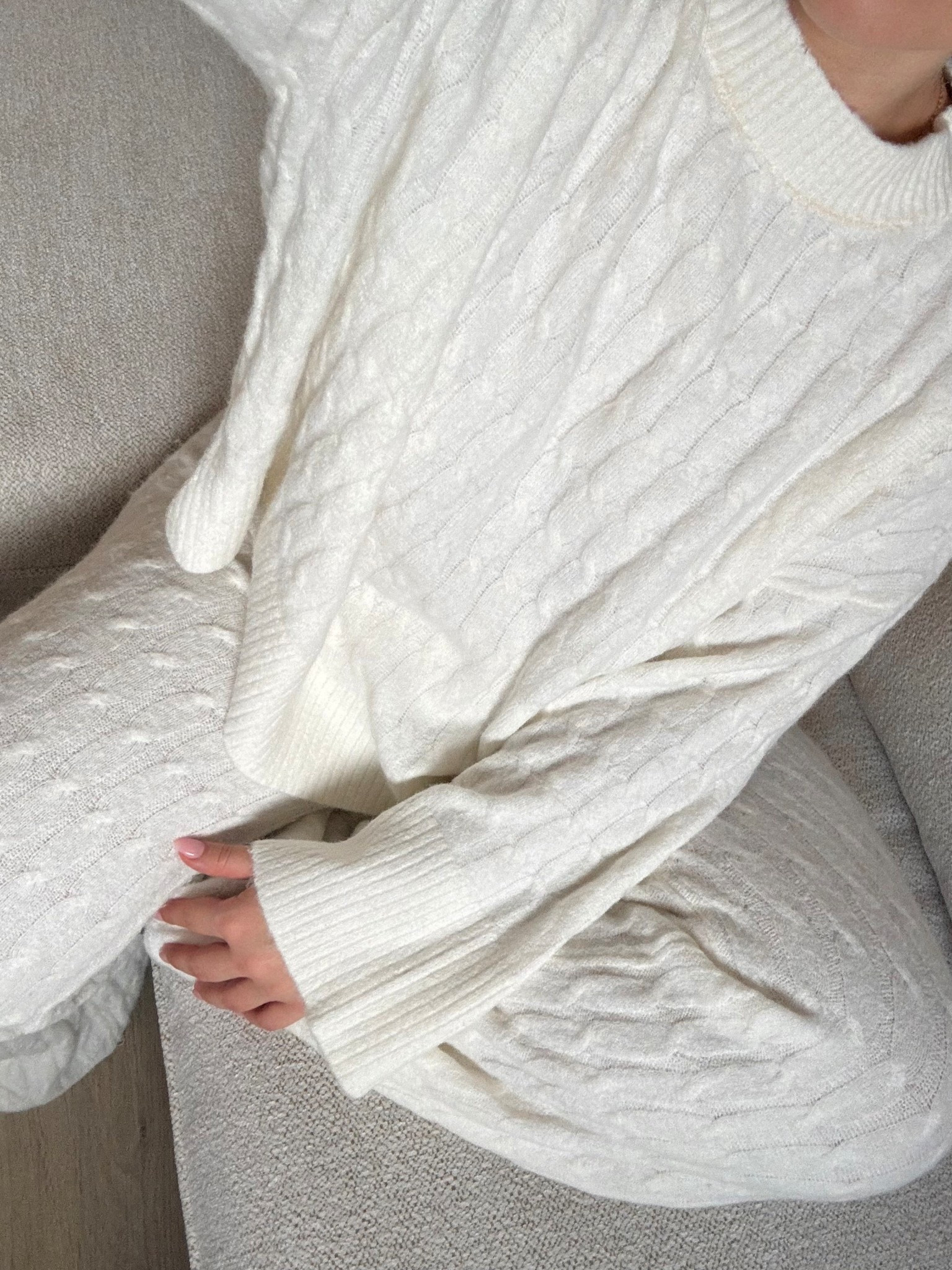Cozy knit loungewear set 🤍

#LTKPetite #LTKSeasonal