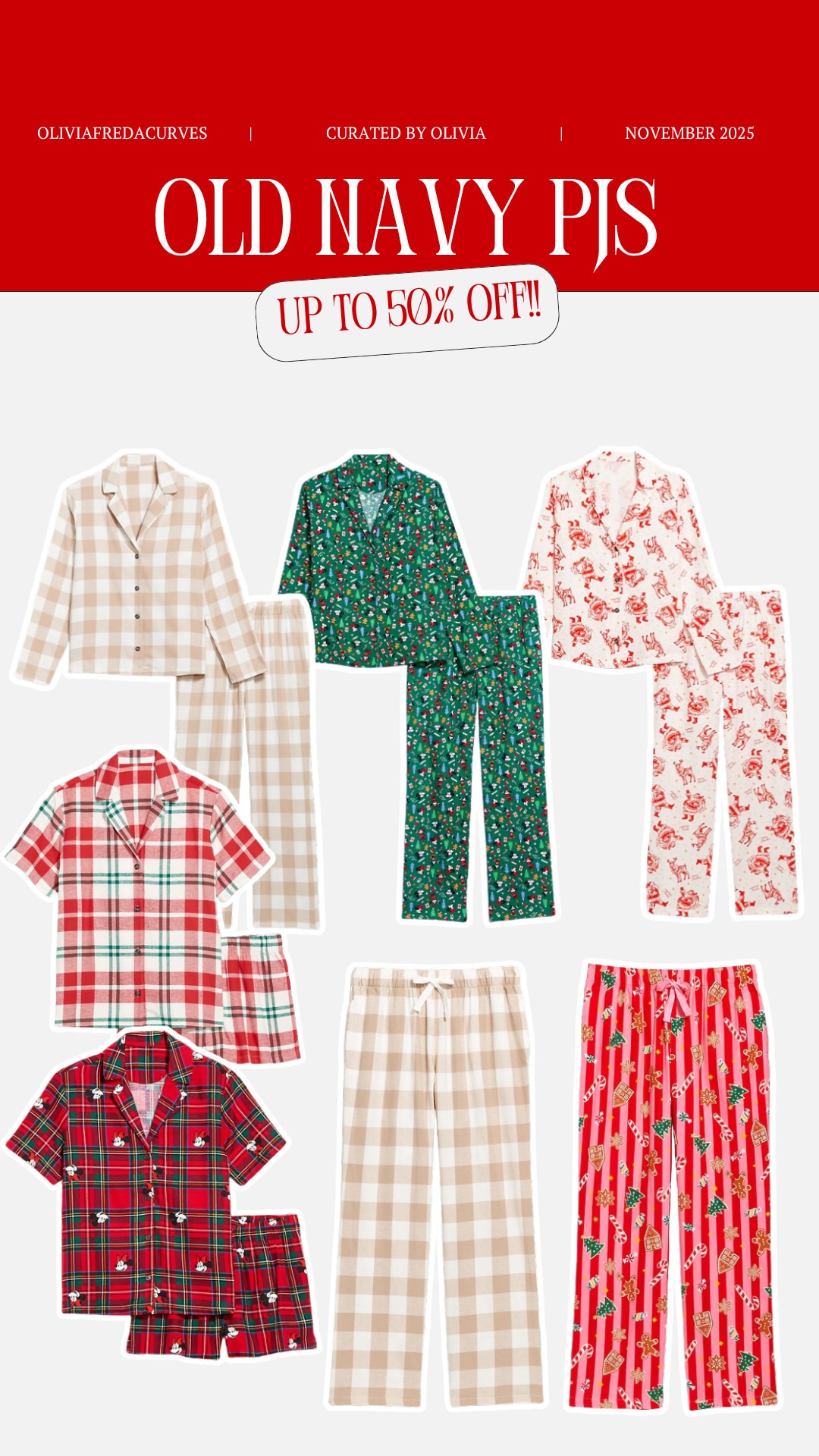 Old Navy with some major sales right now!!!

pjs, pjs on sale, holiday pjs, holiday finds, christmas pjs, family pjs, old navy, old navy sale, sale, sale finds, sale alert, clothing on sale, midsize, midsize fashion, size 12, size 14, Olivia Freda Curves 

 #LTKSaleAlert #LTKFindsUnder50 #LTKStyleTip