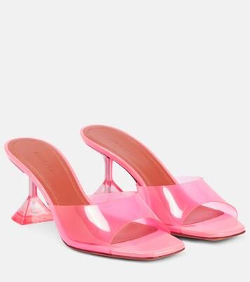 WomenDesignersAmina MuaddiShoesSandalsHigh-heel sandalsAmina MuaddiLupita PVC mules | Mytheresa (US/CA)