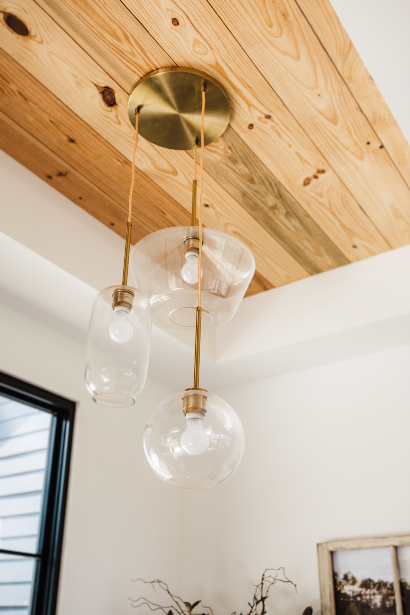 We have the original in our entry, 10’ ceiling here 

Sculptural chandelier 

#LTKhome