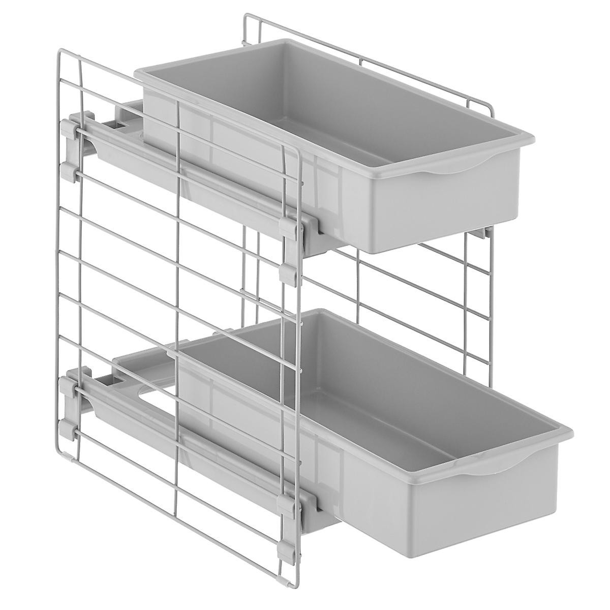 Sliding 2-Drawer Organizer | The Container Store
