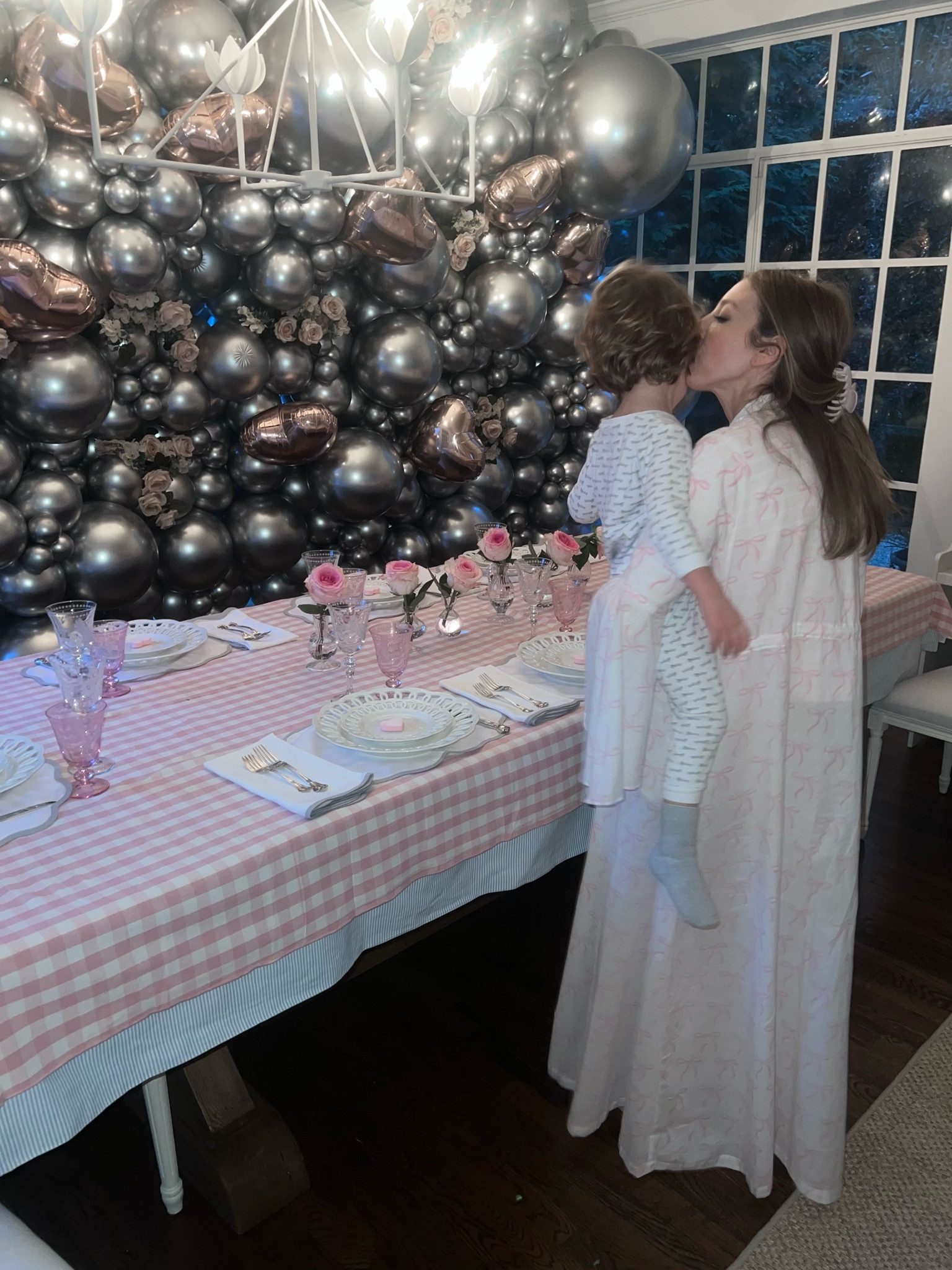 Elle’s birthday table! Tabletop decor. Spring table. Valentine’s Day table. Bow robe. Kids pajamas  

#LTKkids #LTKstyletip #LTKhome