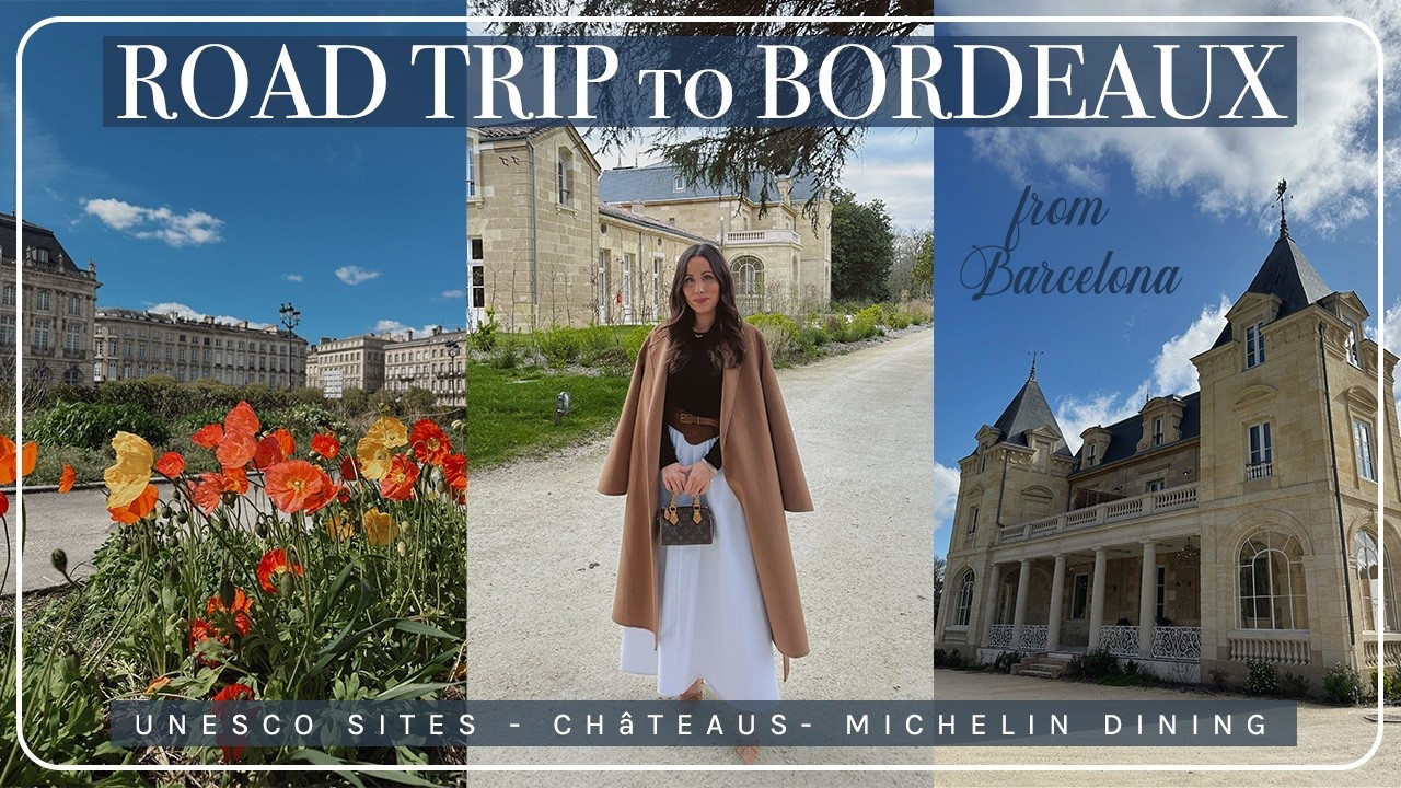 New vlog live! Our beautiful road trip the vineyard countryside of Bordeaux, from Barcelona. We stay in a Château, we take bicycles to a nearby lake, enjoy a Michelin dinner and explore UNESCO World Heritage sites. A whimsical feeling birthday trip with my seeet husband I’ll never forget 🏰🍇

#LTKPetite #LTKTravel #LTKautumn