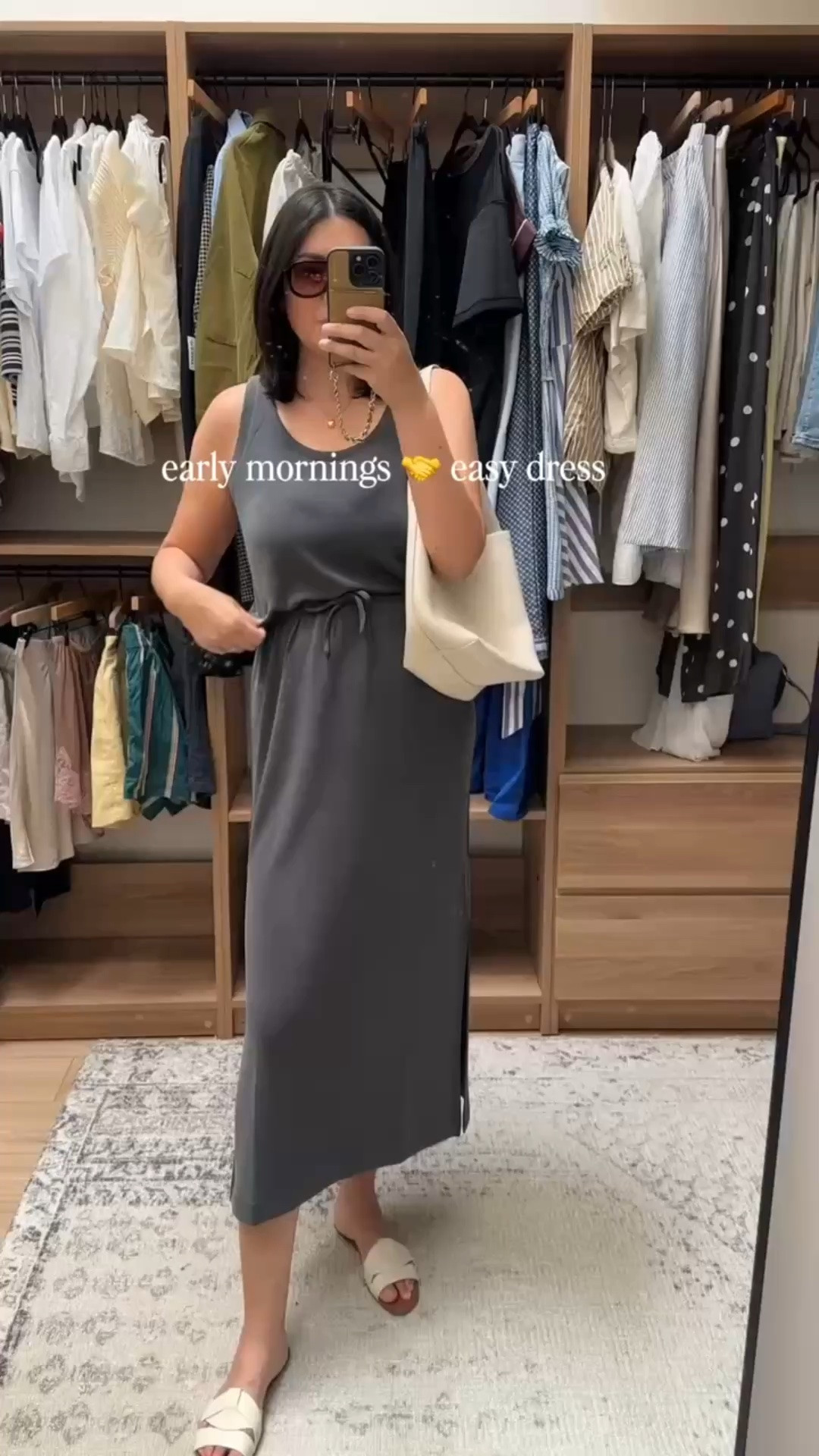 This dress is 25% off this weekend! All AirEssentials from @spanx is on sale with code AE25

I’m in the large.